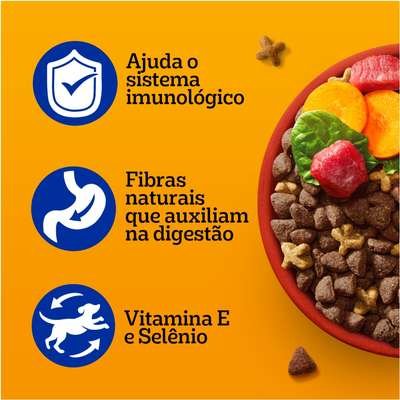 Ração Seca Pedigree Carne e Vegetais para Cães Adultos Raças Pequenas e Minis - Imagem 10