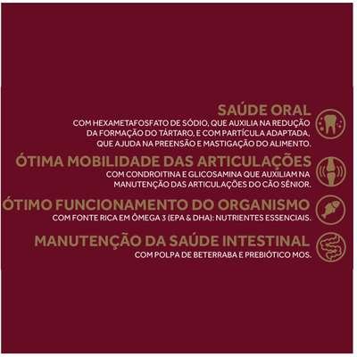 Ração GranPlus Menu Sênior Frango e Arroz para Cães Idosos Raças Médias e Grandes - Imagem 6