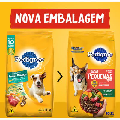 Ração Seca Pedigree Carne e Vegetais para Cães Adultos Raças Pequenas e Minis - Imagem 11